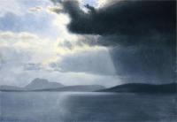 Bierstadt, Albert - Approaching Thunderstorm on the Hudson River